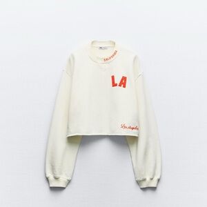 Zara Varsity Sweatshirt